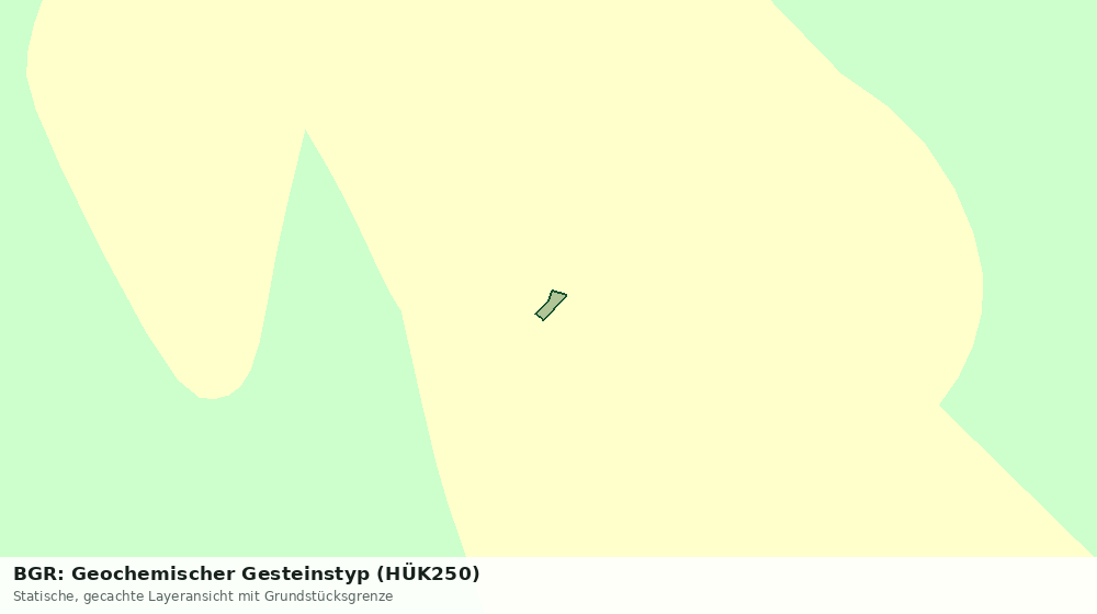 Statische Kartenansicht: BGR: Geochemischer Gesteinstyp (HÜK250)