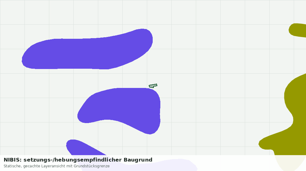Statische Kartenansicht: NIBIS: setzungs-/hebungsempfindlicher Baugrund