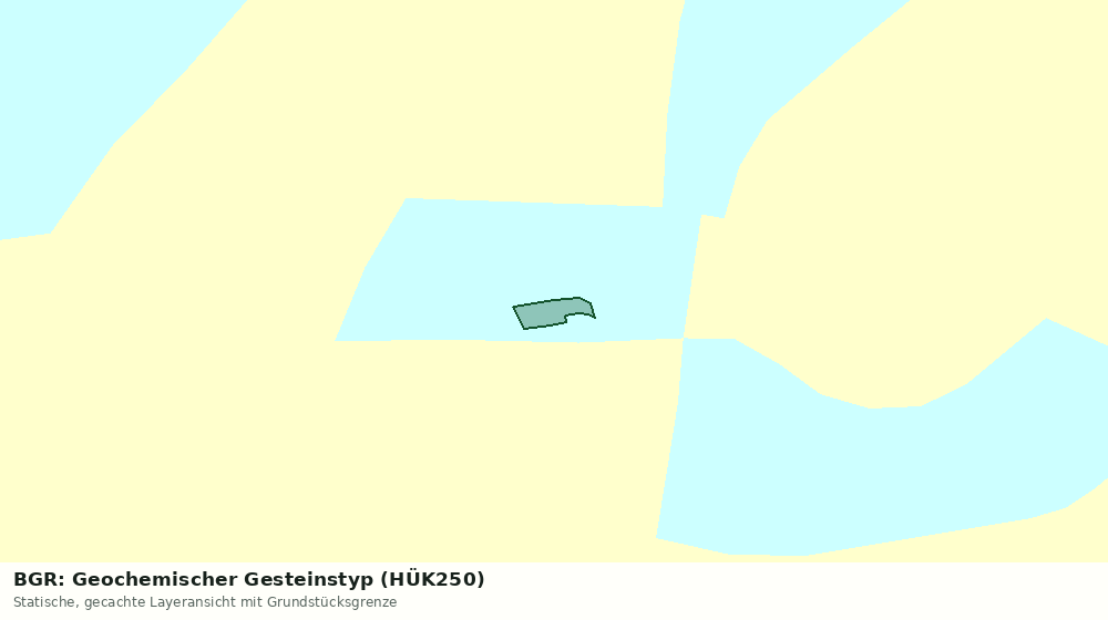 Statische Kartenansicht: BGR: Geochemischer Gesteinstyp (HÜK250)