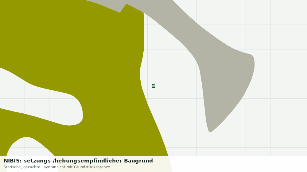 Statische Kartenansicht: NIBIS: setzungs-/hebungsempfindlicher Baugrund