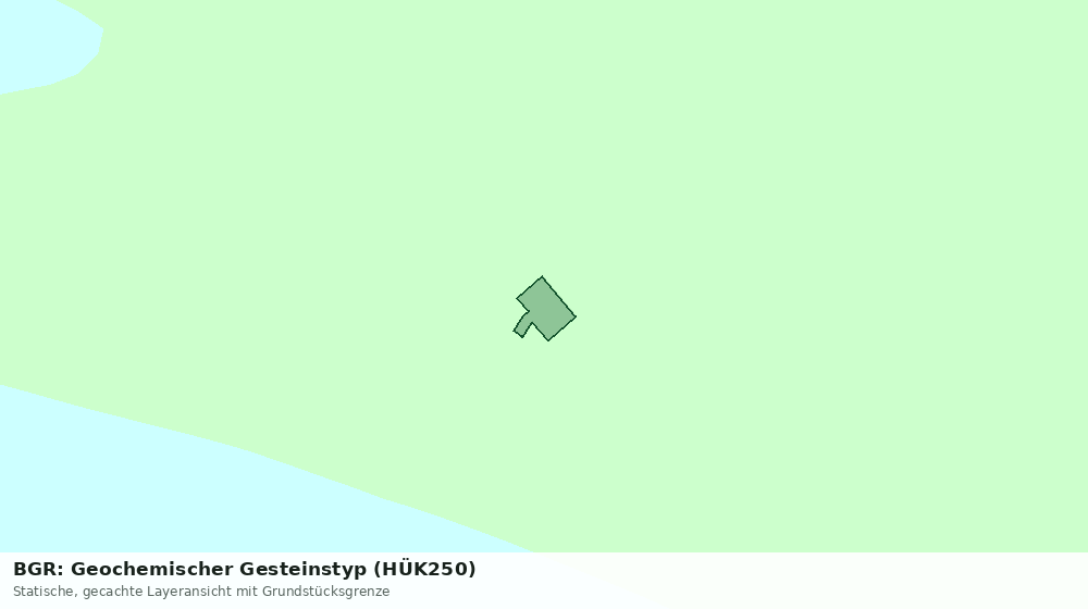 Statische Kartenansicht: BGR: Geochemischer Gesteinstyp (HÜK250)