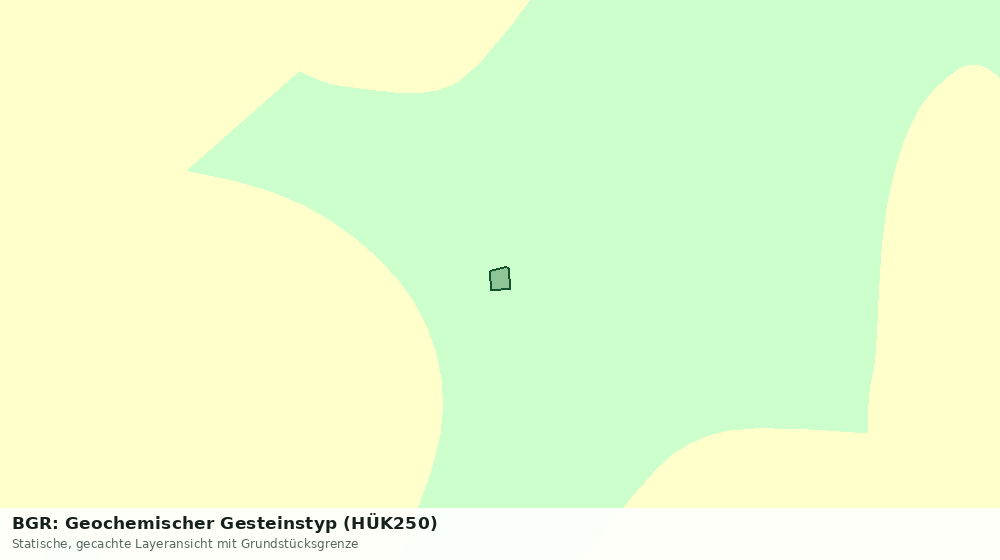 Statische Kartenansicht: BGR: Geochemischer Gesteinstyp (HÜK250)