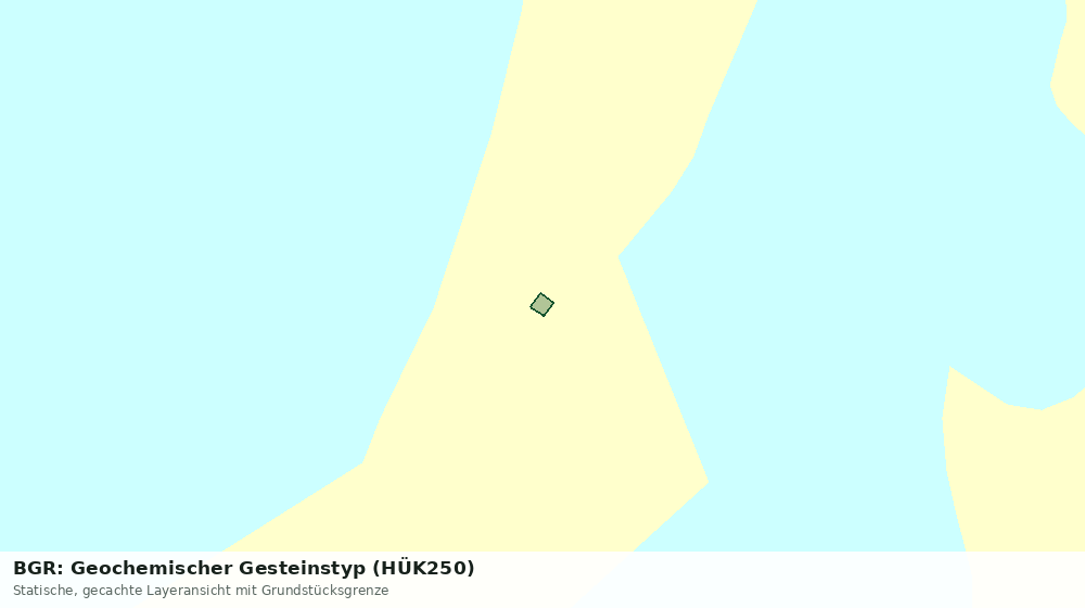 Statische Kartenansicht: BGR: Geochemischer Gesteinstyp (HÜK250)