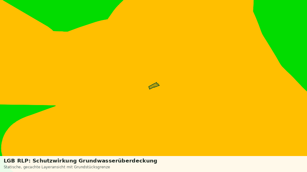 Statische Kartenansicht: LGB RLP: Schutzwirkung Grundwasserüberdeckung