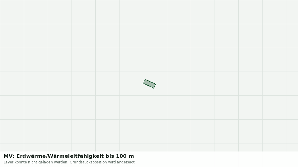 Statische Kartenansicht: MV: Erdwärme/Wärmeleitfähigkeit bis 100 m