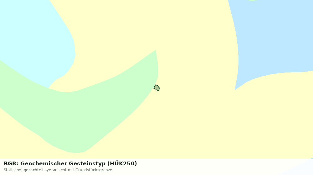 Statische Kartenansicht: BGR: Geochemischer Gesteinstyp (HÜK250)