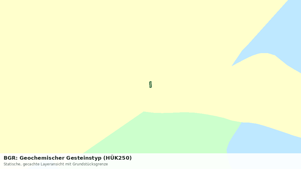 Statische Kartenansicht: BGR: Geochemischer Gesteinstyp (HÜK250)