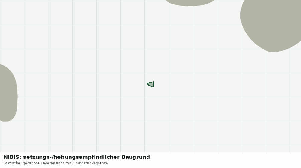 Statische Kartenansicht: NIBIS: setzungs-/hebungsempfindlicher Baugrund