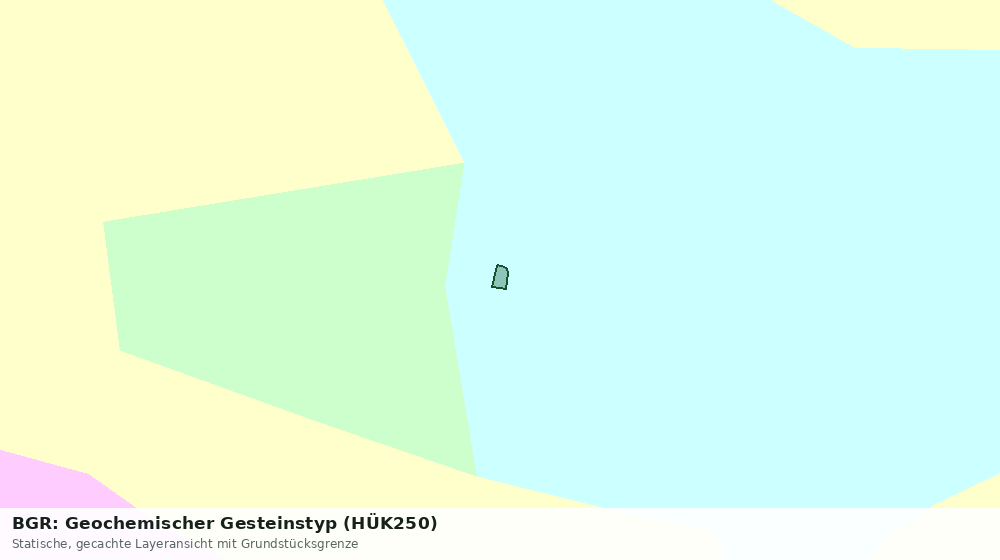 Statische Kartenansicht: BGR: Geochemischer Gesteinstyp (HÜK250)
