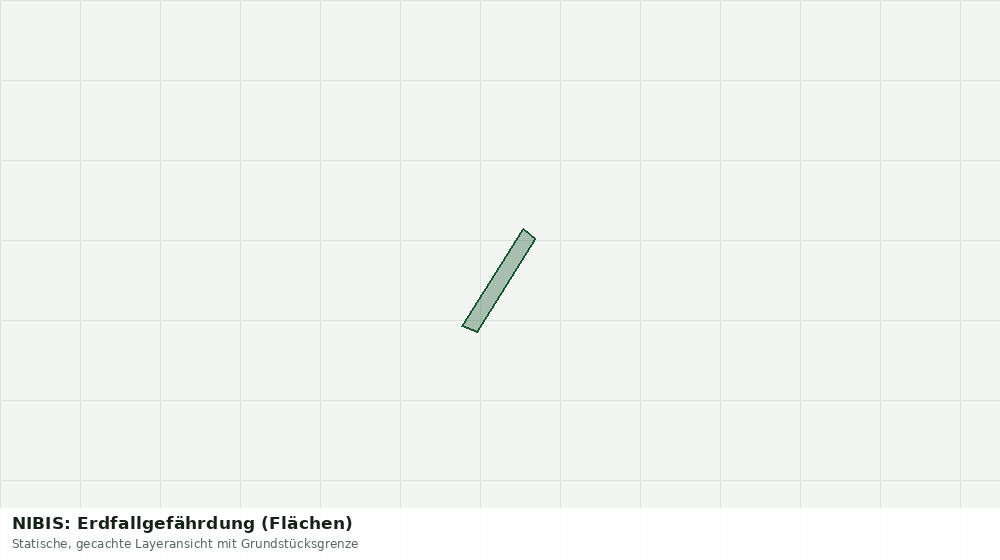 Statische Kartenansicht: NIBIS: Erdfallgefährdung (Flächen)