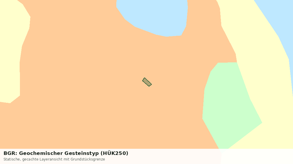 Statische Kartenansicht: BGR: Geochemischer Gesteinstyp (HÜK250)