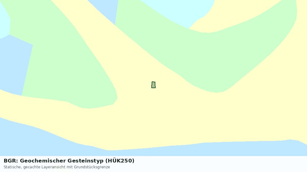 Statische Kartenansicht: BGR: Geochemischer Gesteinstyp (HÜK250)