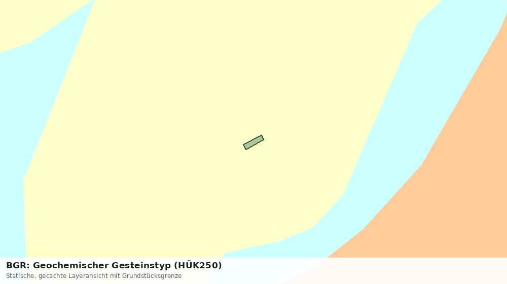 Statische Kartenansicht: BGR: Geochemischer Gesteinstyp (HÜK250)