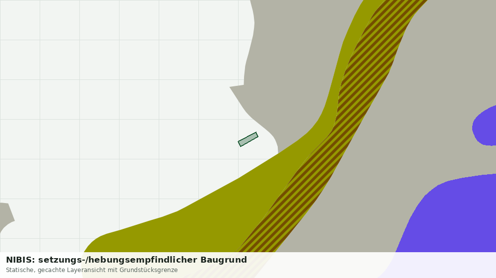 Statische Kartenansicht: NIBIS: setzungs-/hebungsempfindlicher Baugrund