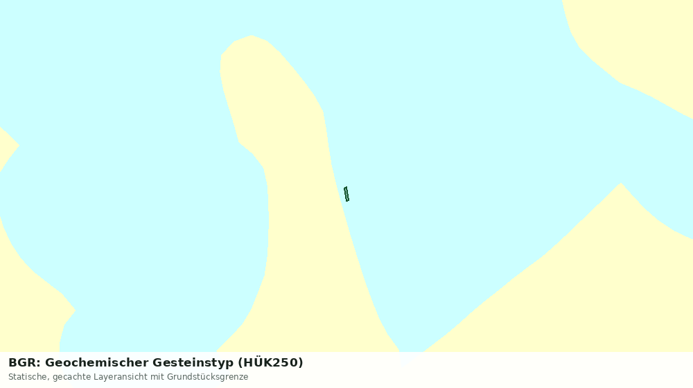 Statische Kartenansicht: BGR: Geochemischer Gesteinstyp (HÜK250)
