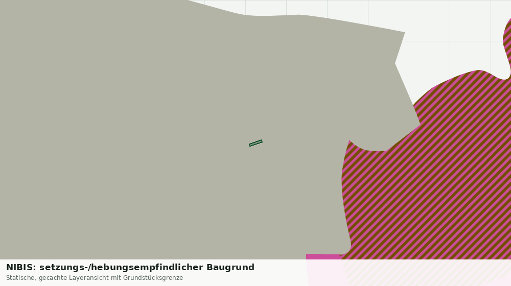 Statische Kartenansicht: NIBIS: setzungs-/hebungsempfindlicher Baugrund