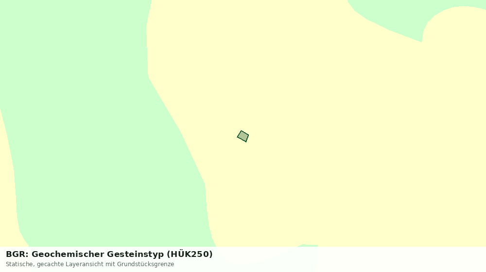 Statische Kartenansicht: BGR: Geochemischer Gesteinstyp (HÜK250)