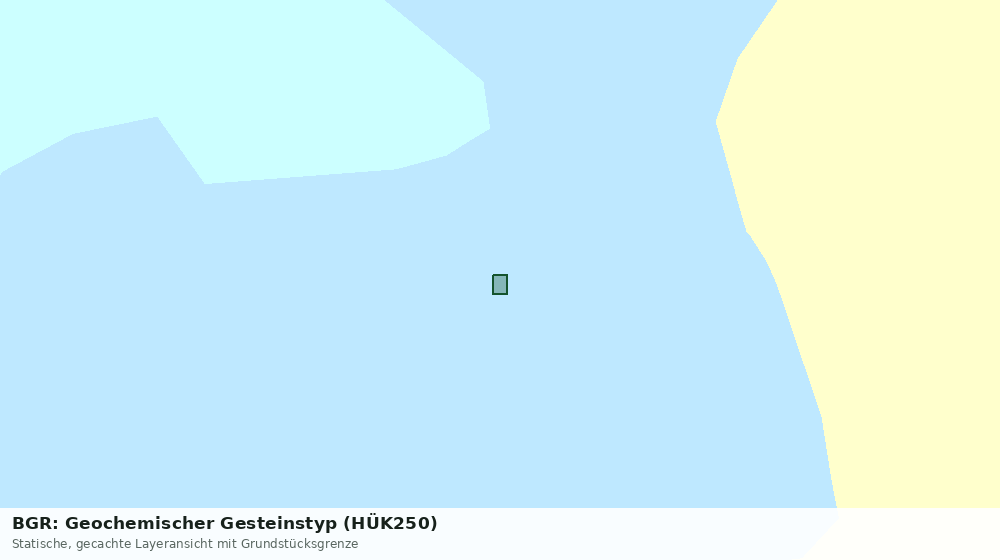 Statische Kartenansicht: BGR: Geochemischer Gesteinstyp (HÜK250)