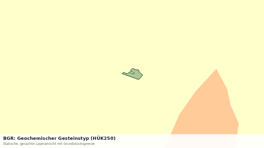 Statische Kartenansicht: BGR: Geochemischer Gesteinstyp (HÜK250)