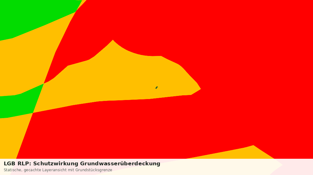Statische Kartenansicht: LGB RLP: Schutzwirkung Grundwasserüberdeckung