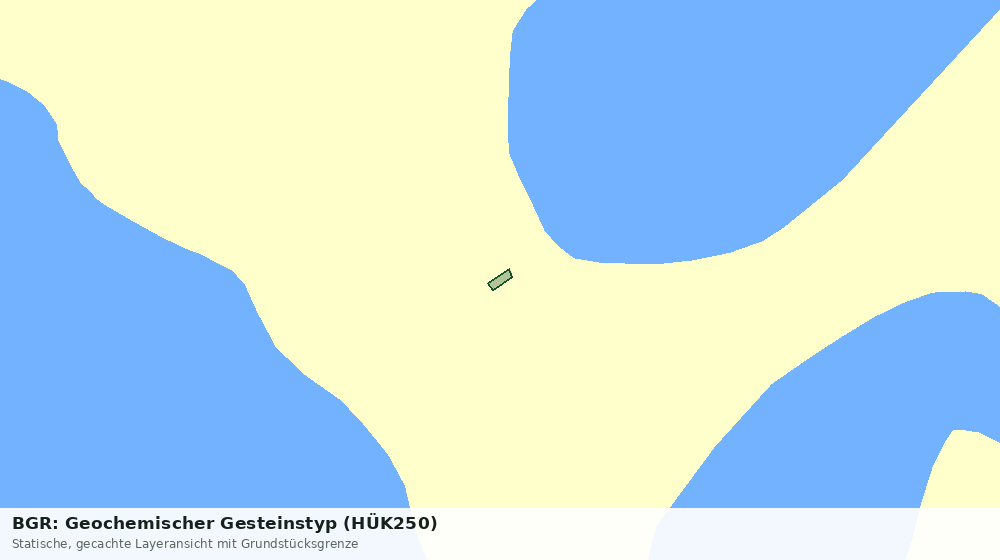 Statische Kartenansicht: BGR: Geochemischer Gesteinstyp (HÜK250)