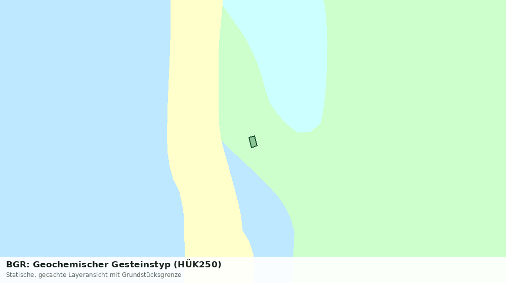 Statische Kartenansicht: BGR: Geochemischer Gesteinstyp (HÜK250)