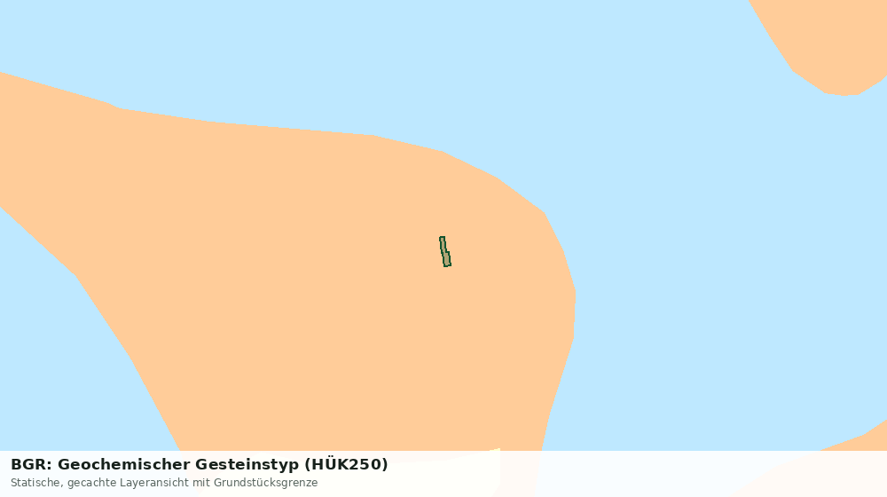 Statische Kartenansicht: BGR: Geochemischer Gesteinstyp (HÜK250)