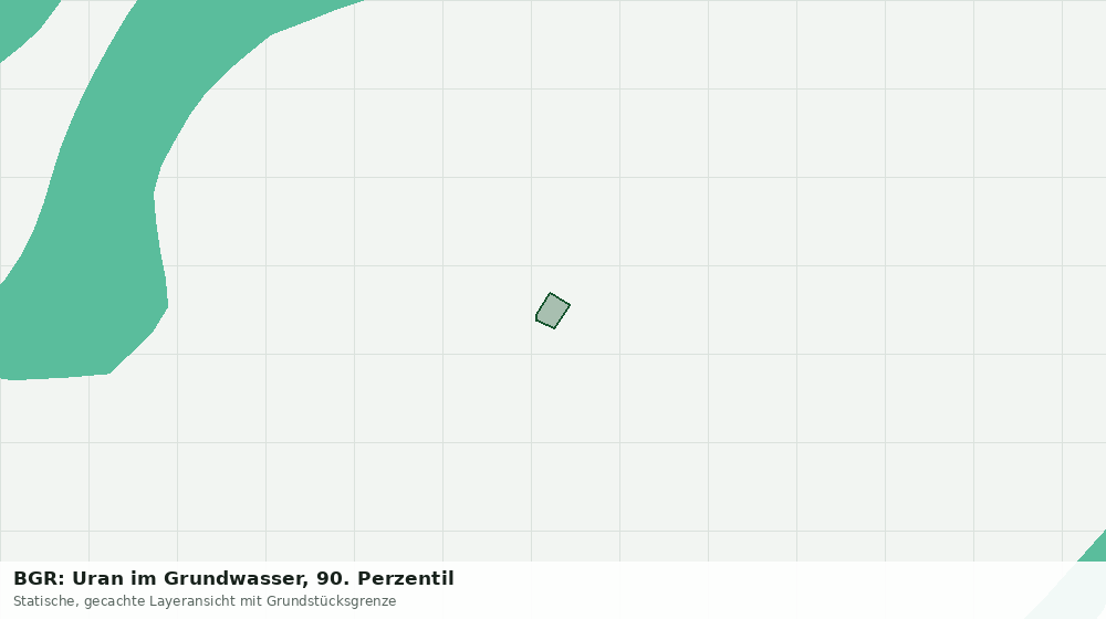 Statische Kartenansicht: BGR: Uran im Grundwasser, 90. Perzentil