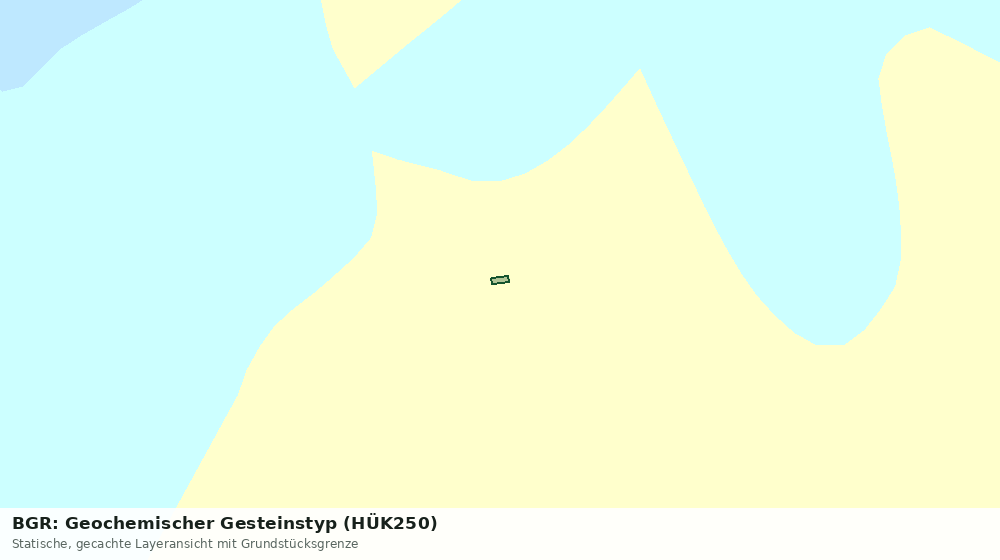 Statische Kartenansicht: BGR: Geochemischer Gesteinstyp (HÜK250)