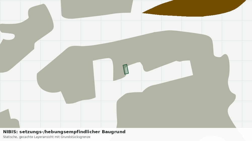 Statische Kartenansicht: NIBIS: setzungs-/hebungsempfindlicher Baugrund