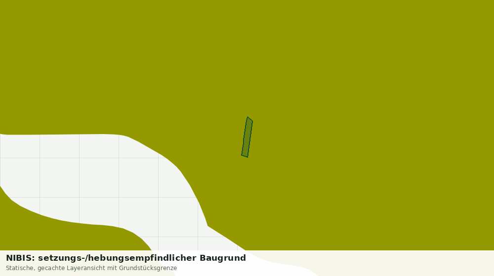 Statische Kartenansicht: NIBIS: setzungs-/hebungsempfindlicher Baugrund