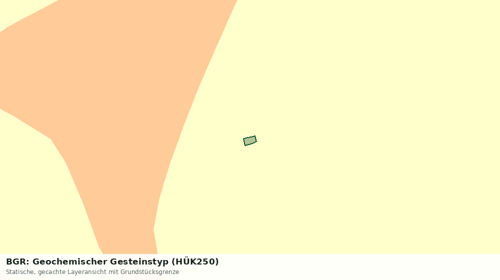 Statische Kartenansicht: BGR: Geochemischer Gesteinstyp (HÜK250)