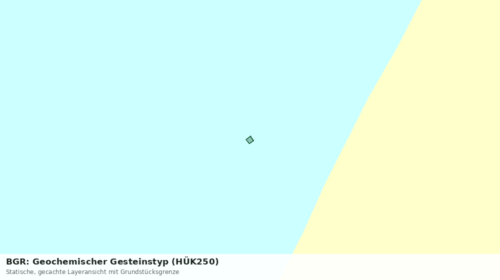 Statische Kartenansicht: BGR: Geochemischer Gesteinstyp (HÜK250)