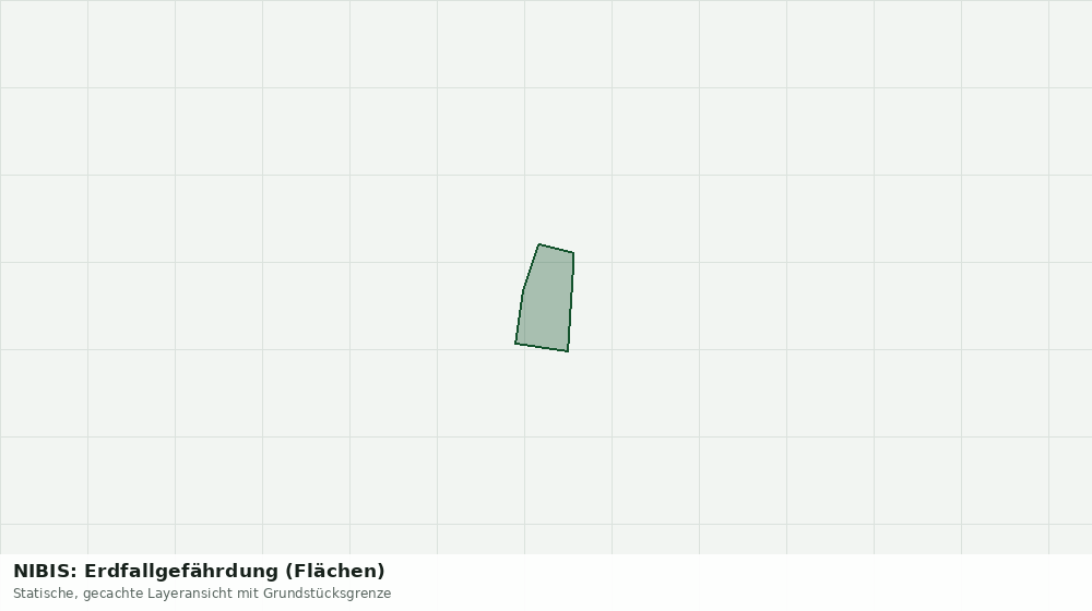 Statische Kartenansicht: NIBIS: Erdfallgefährdung (Flächen)