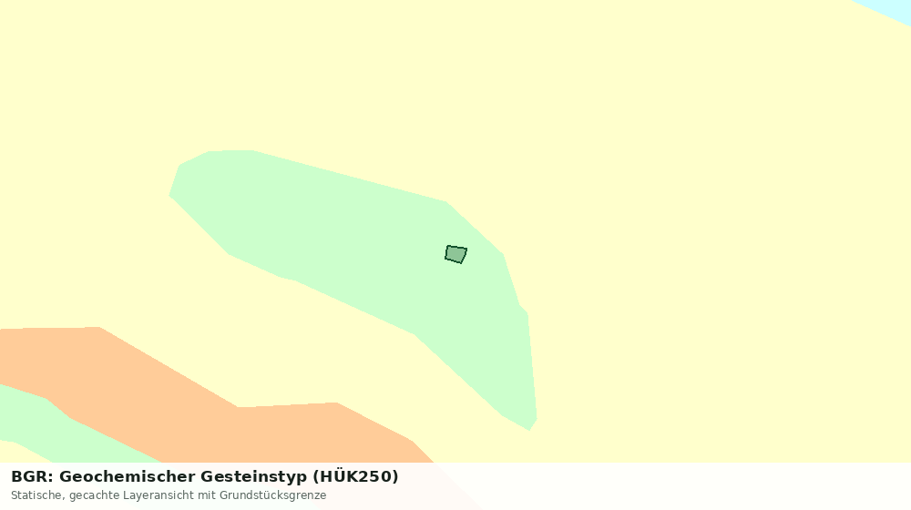 Statische Kartenansicht: BGR: Geochemischer Gesteinstyp (HÜK250)