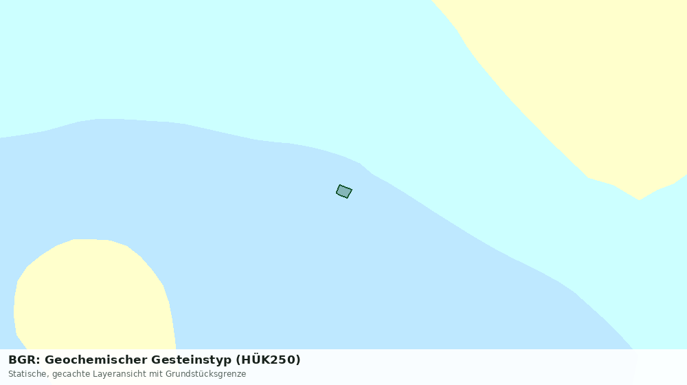 Statische Kartenansicht: BGR: Geochemischer Gesteinstyp (HÜK250)