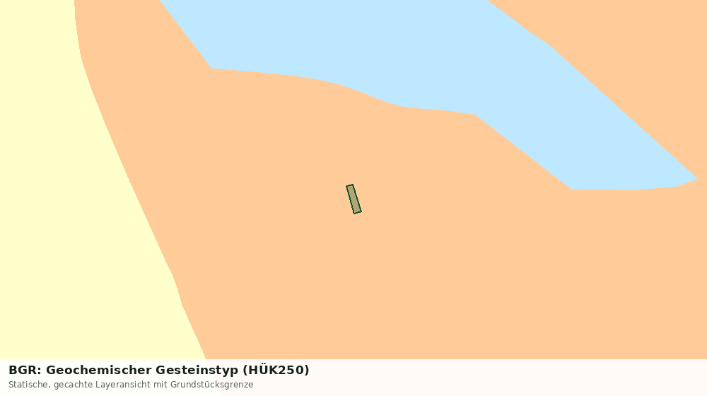 Statische Kartenansicht: BGR: Geochemischer Gesteinstyp (HÜK250)