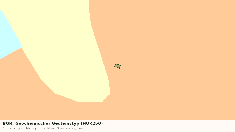 Statische Kartenansicht: BGR: Geochemischer Gesteinstyp (HÜK250)