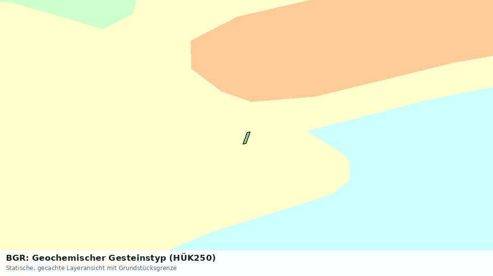 Statische Kartenansicht: BGR: Geochemischer Gesteinstyp (HÜK250)