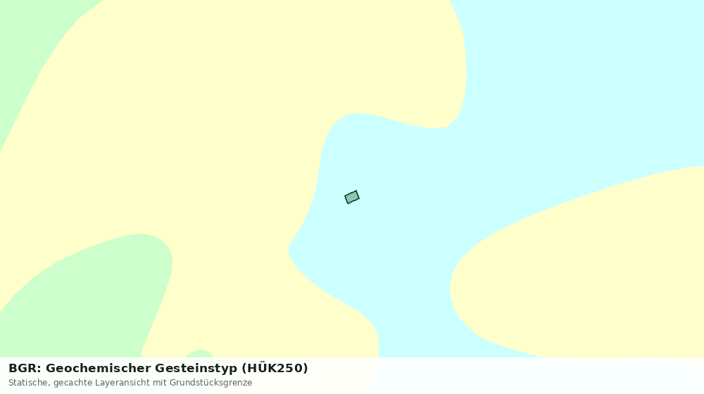 Statische Kartenansicht: BGR: Geochemischer Gesteinstyp (HÜK250)