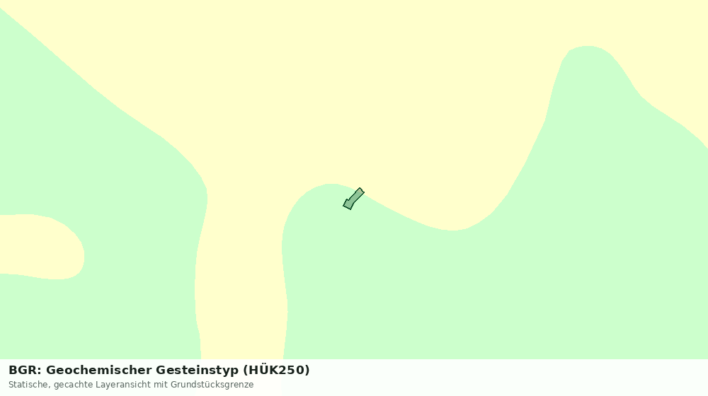 Statische Kartenansicht: BGR: Geochemischer Gesteinstyp (HÜK250)