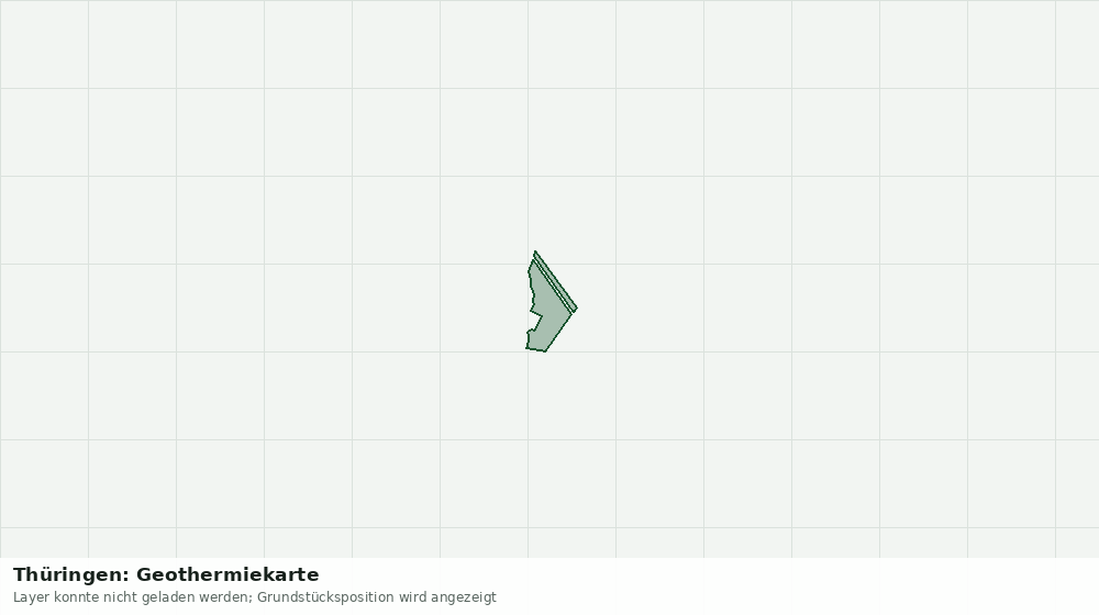 Statische Kartenansicht: Thüringen: Geothermiekarte