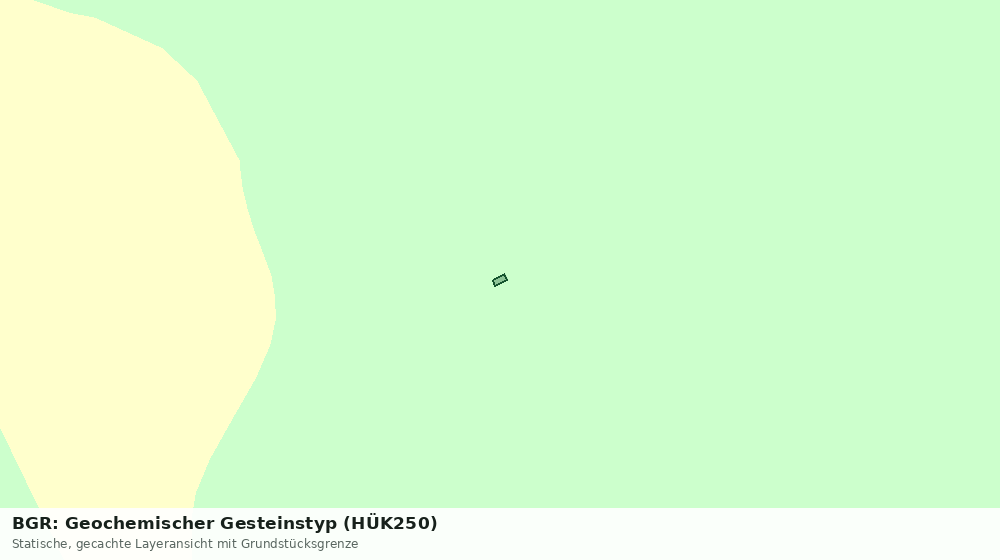 Statische Kartenansicht: BGR: Geochemischer Gesteinstyp (HÜK250)