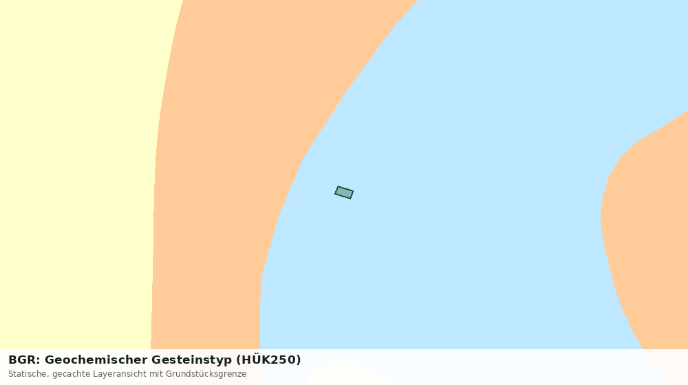 Statische Kartenansicht: BGR: Geochemischer Gesteinstyp (HÜK250)