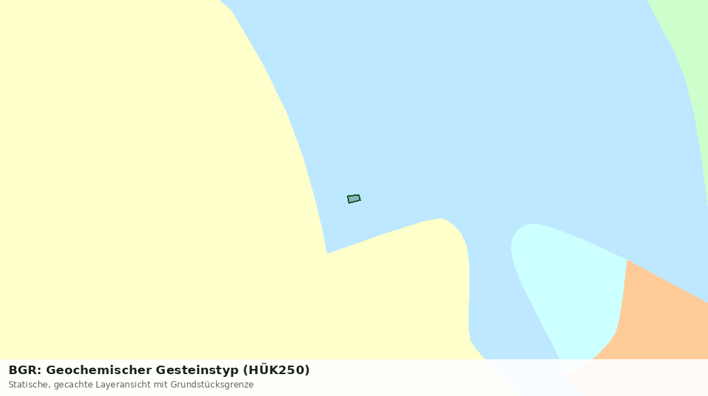 Statische Kartenansicht: BGR: Geochemischer Gesteinstyp (HÜK250)