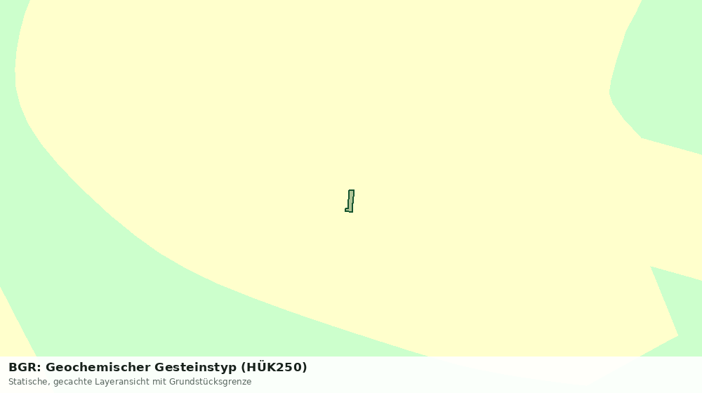 Statische Kartenansicht: BGR: Geochemischer Gesteinstyp (HÜK250)