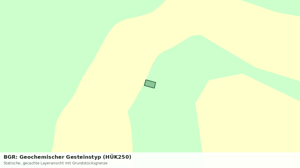 Statische Kartenansicht: BGR: Geochemischer Gesteinstyp (HÜK250)
