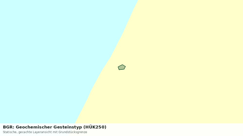 Statische Kartenansicht: BGR: Geochemischer Gesteinstyp (HÜK250)