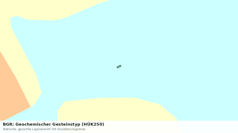 Statische Kartenansicht: BGR: Geochemischer Gesteinstyp (HÜK250)