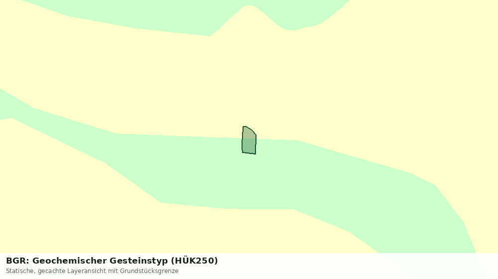 Statische Kartenansicht: BGR: Geochemischer Gesteinstyp (HÜK250)